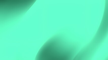Mint green color gradient with soft curves.