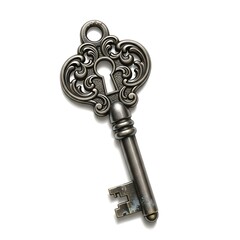 Ornate Skeleton Key for Antique Lock