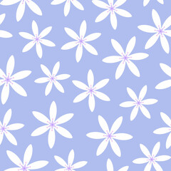 February 27th Birth Flower Star of Arabia Graphic Design Pattern 2