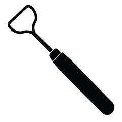 dentist element isolated amalgam carrier on white background