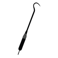 dentist element isolated dental probe on white background