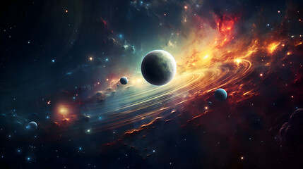planet and space