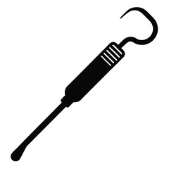 dentist element isolated saliva ejector on white background