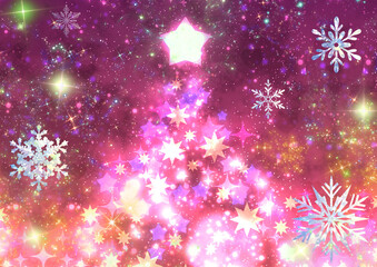 壁紙　クリスマスイルミネーション