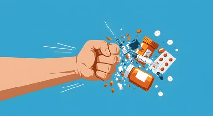 International Overdose Awareness Day International Anti Drug Day Breaking Free from Addiction A Powerful Illustration of Recovery