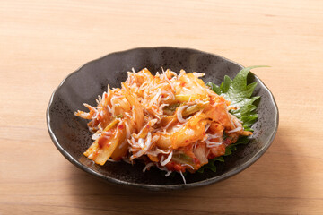 釜揚げしらす　キムチ和え
