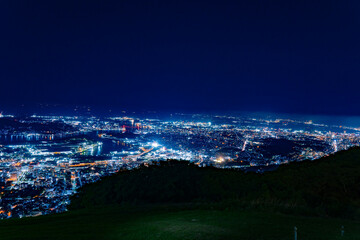 Fototapeta premium 新日本三大夜景 皿倉山