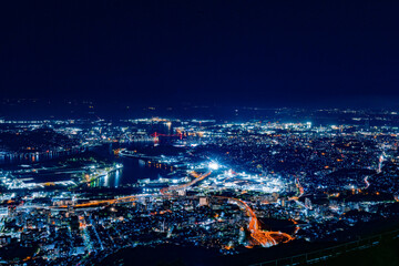 Fototapeta premium 新日本三大夜景 皿倉山