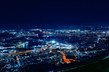 Obraz premium 新日本三大夜景 皿倉山