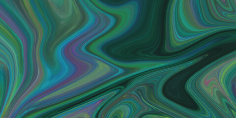 Abstract swirling liquid texture background in shades of blue green and purple with brush stroke effect for digital art