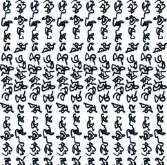 Ugly, twisted bunches of lines create texture.