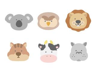 Obraz premium 動物 アイコン イラストセット