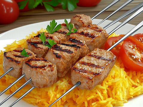 iranian chelo kebab