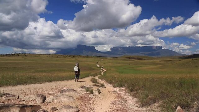 Mount Roraima in Venezuela, South America