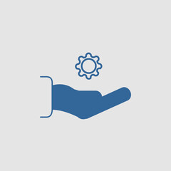 Technical support, smart arts for ux ui, new modern symbol, editable icon for project, vector illustration file, popular icon isolated.