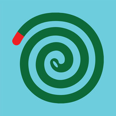 Mosquito repellent vector, abstract spiral background