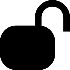 unlock vector ui icon