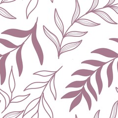 Pattern seamless botanical background aesthetic 