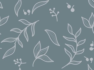 Pattern seamless botanical background aesthetic 