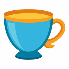 mug vector illustration isolated on white, kitchen utensil, suitable for icon, graphic element, and others