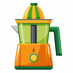 juicer colorful vector illustration