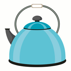 kettle colorful vector illustration