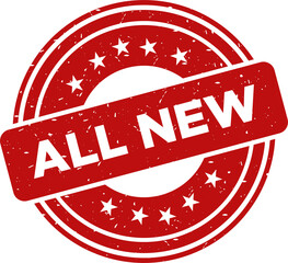 All new red stamp, Stamp round style