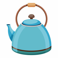 kettle colorful vector illustration