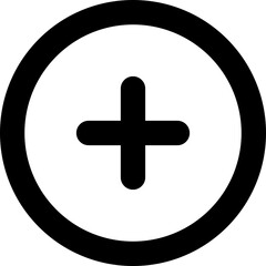 plus sign vector ui icon
