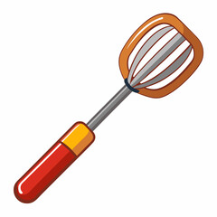 potato masher colorful vector illustration, isolated on white background