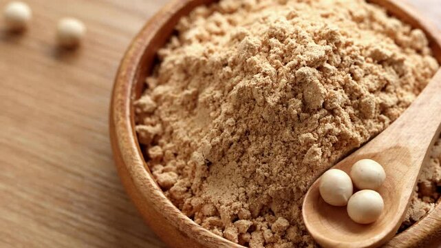 きな粉と大豆　植物性たんぱく質