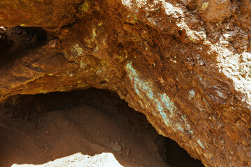 Fototapeta premium Mineral Exploration in the Atacama Desert – Drill Rigs and Test Excavations in Northern Chile