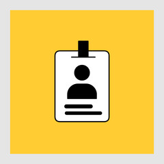 ID card icons, smart arts for ux ui, new modern, editable icon for project, vector illustration file, popular icon isolated.