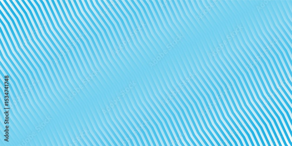 Poster blue abstract zig zag lines gradient pattern background