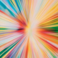 Obraz premium Radiant Burst of Multicolored Light Rays