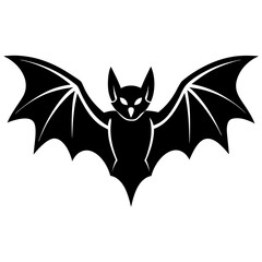 bat on a white background
