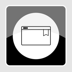 Bookmark icon, smart icon for ux ui, new modern, editable for project, vector illustration file, popular icon isolated.