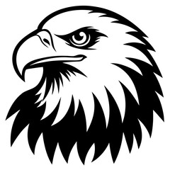 eagle head vector illustration