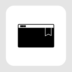 Bookmark icon, smart icon for ux ui, new modern, editable for project, vector illustration file, popular icon isolated.