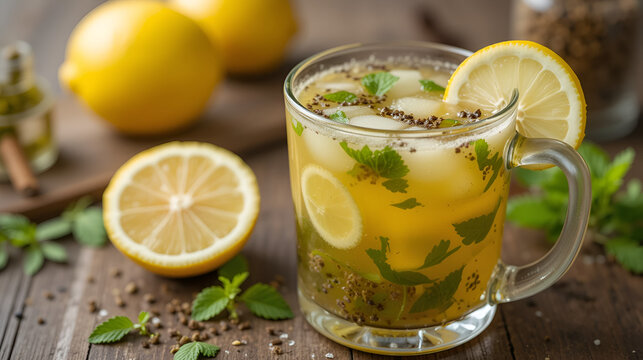 Jal Jeera is a tangy, spicy Indian beverage made with cumin, mint, lemon, and black salt, known for its refreshing and digestive properties.
