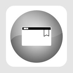 Bookmark icon, smart icon for ux ui, new modern, editable for project, vector illustration file, popular icon isolated.