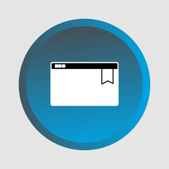 Bookmark icon, smart icon for ux ui, new modern, editable for project, vector illustration file, popular icon isolated.