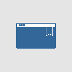 Bookmark icon, smart icon for ux ui, new modern, editable for project, vector illustration file, popular icon isolated.