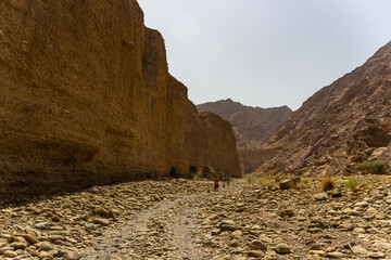 Dramatic Light Illuminates Ancient UAE Mountain Canyon