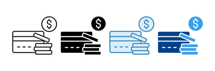 Payment Icon Set Multiple Style Collection