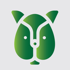 dog, bulldog icons and logos about nature and its surroundings