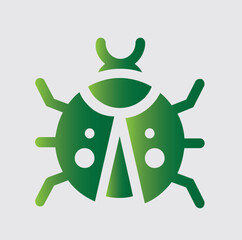 LADYBUG icons and logos about nature and its surroundings