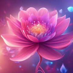 Fototapeta premium An Abstract Image of a Blooming Flower