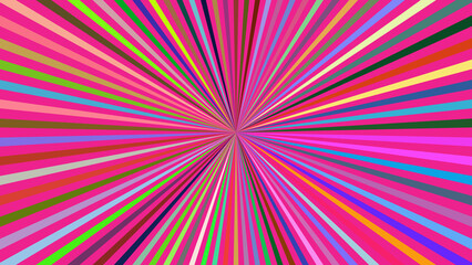 Radiant Colorful Sunburst Background with Vibrant Rays for Creative and Abstract Designs