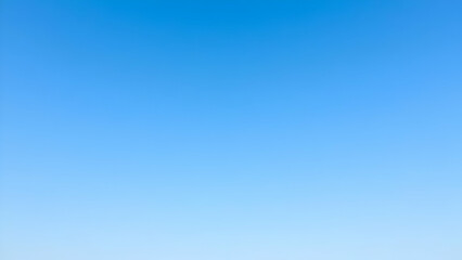 Fototapeta premium Gradient of clear blue sky from dark to light tone